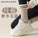 配鲨鱼裤的袜子女款网红中筒纯棉女士2025新款爆款秋冬打底长袜