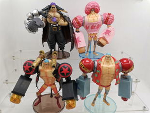 日版万代海贼王 费兰奇 原海军大将泽法 中古二手手办无盒