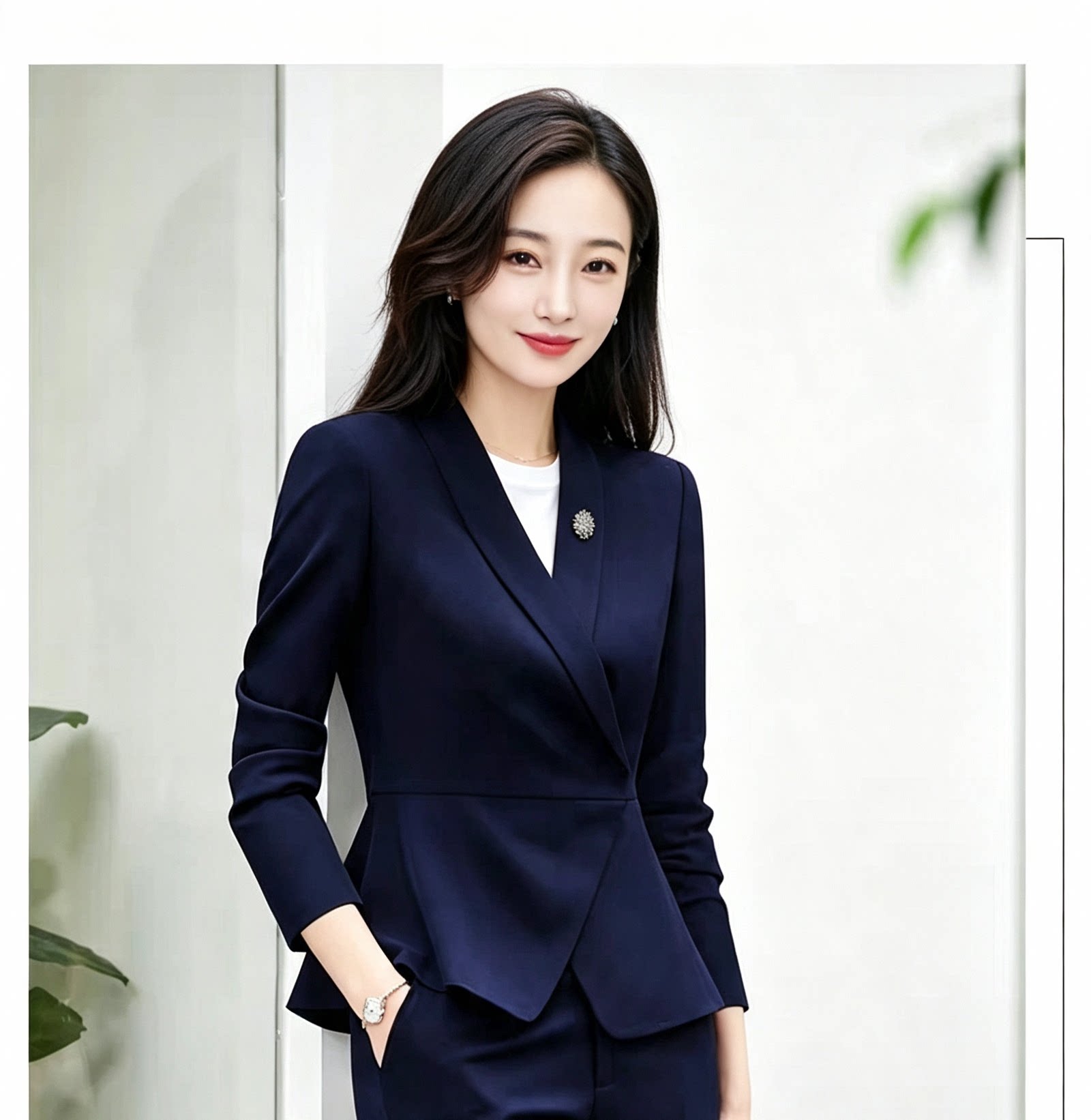 2026职业套装女夏工装时尚气质主持人教师工作服西装公考面试正装