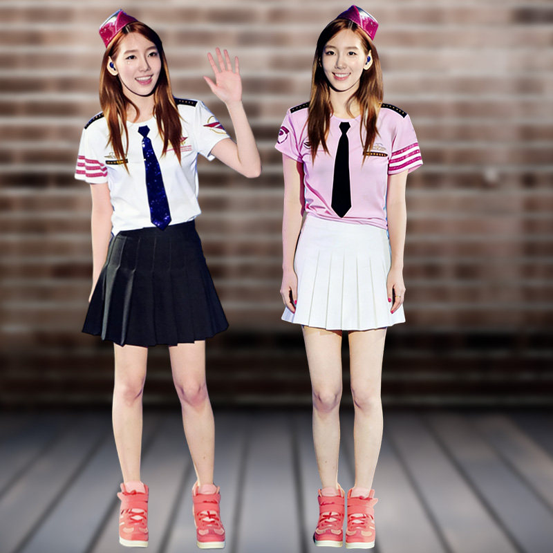 新款韩版JK制服水手服女学生校服套装白衬衫运动会爵士舞蹈演出服