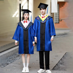 硕士服毕业礼服文科工科理科垂布硕士帽现货学士学位服文科硕士服