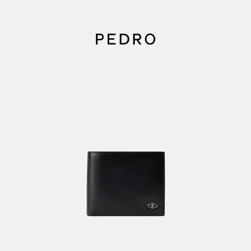 PEDRO牛皮短钱包ICON系列多卡位钱夹男士PM4-16500091