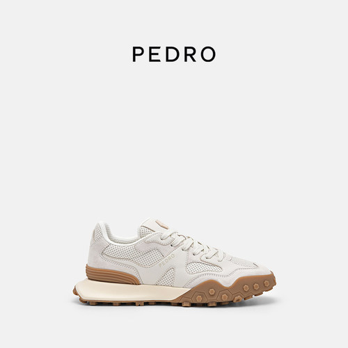 PEDRO德训鞋新品拼色系带厚底运动鞋休闲鞋PW1-56210094