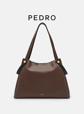 PEDRO通勤托特包25冬季新款女包奥拉系列质感手拎包PW2-45060025