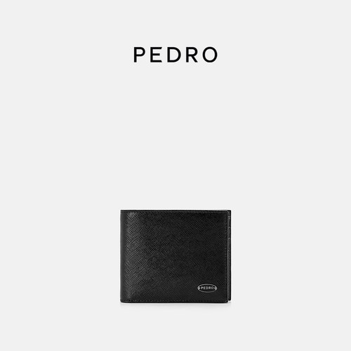 PEDRO相片位钱包男士商务牛皮钱夹PM4-16500086