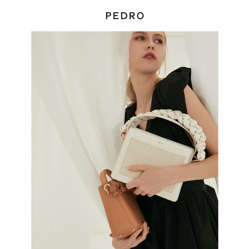 PEDRO编织手提包女士小方包斜挎包单肩女包PW2-56610015