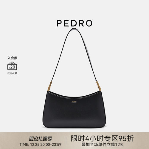 PEDRO鎏金系列Jatte腋下包宽肩带HOBO包PW2-75210161