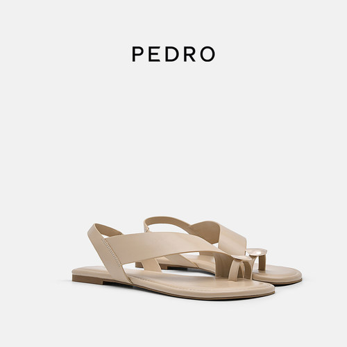 金属装饰 夹趾凉鞋