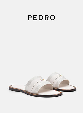PEDRO圆头拖鞋ICON系列夏季新款舒适简约平底拖鞋PW1-65110093