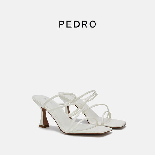 PEDRO细绊带方头凉鞋春夏新款