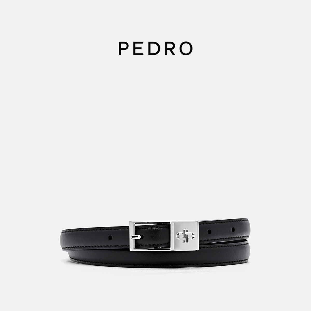 PEDRO针扣皮带ICON系列简约光面皮带女士礼物PW3-15940002