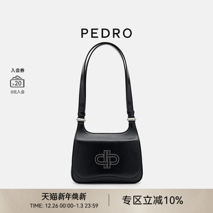 PEDRO牛皮单肩包ICON贝壳包宽肩带腋下包PW2 75060117