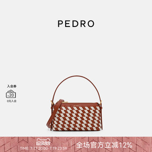PEDRO编织斜挎包26夏季女包南风岸系列迷你手机包PW4-95210020-1