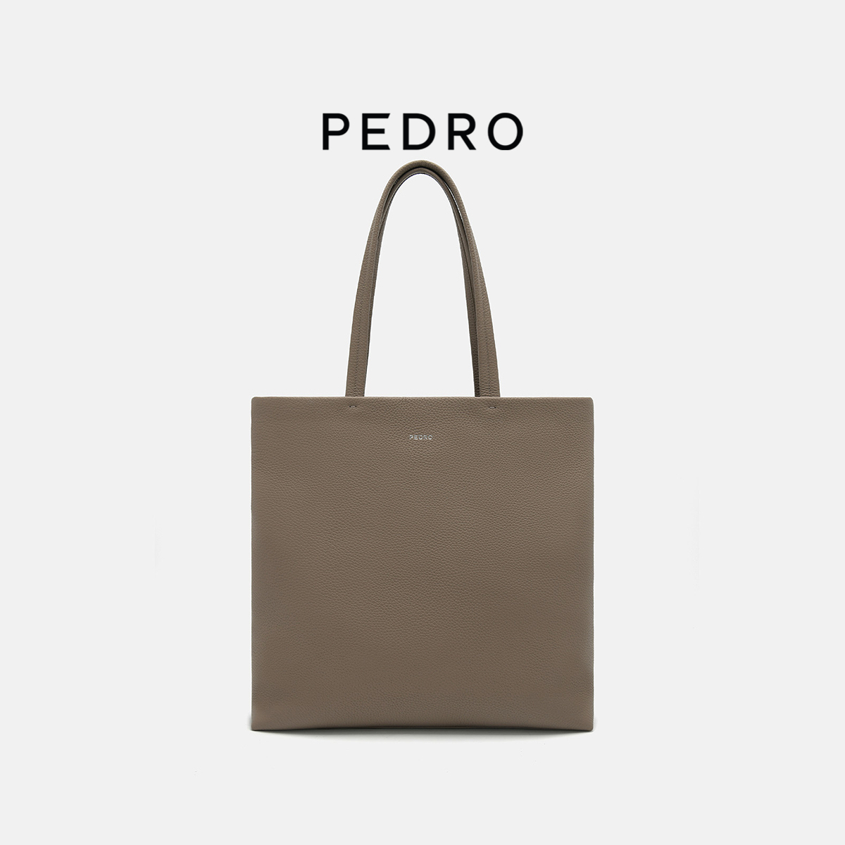 PEDRO大容量牛皮托特包25冬季男包简约单肩包通勤PM2-26390004