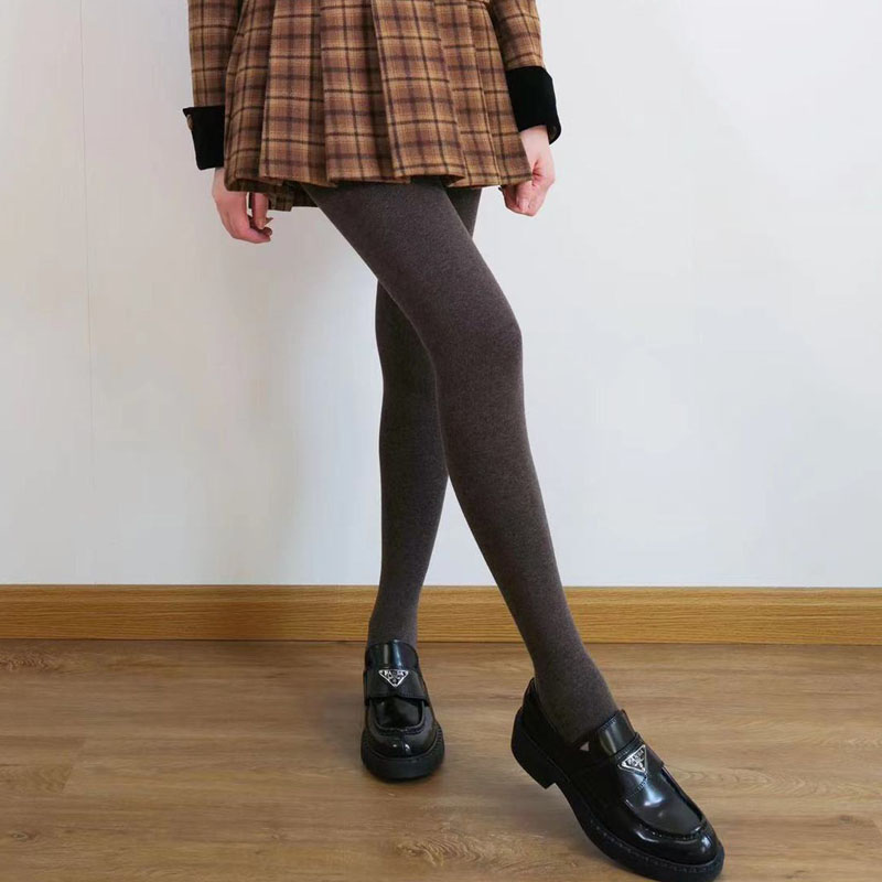 美拉德压力加绒打底袜高腰收腹