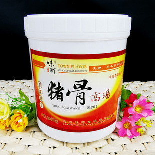 味町猪骨高汤猪骨白汤牛骨羊骨鸡骨白汤高汤 1kg 包邮