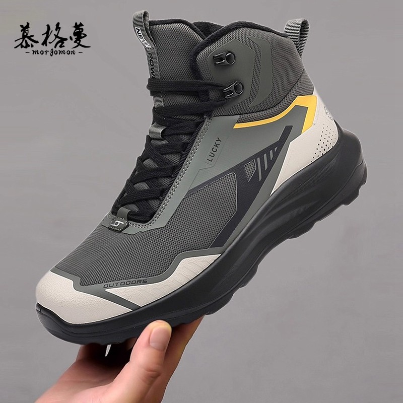 男士加绒棉鞋冬季加厚保暖休闲运动鞋防滑软底中老年老人爸爸鞋男