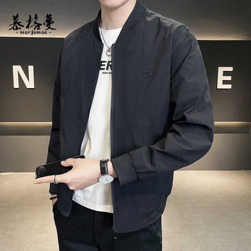 外套男春秋季新款潮牌高级感修身