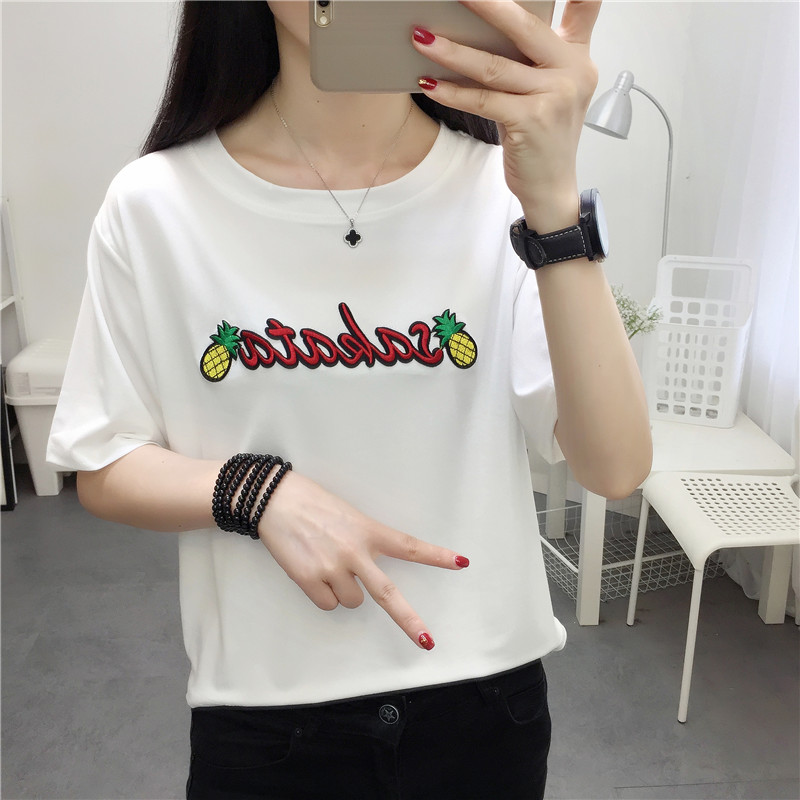 Ïļ¾Ð¿î°×É«t-shirt³±¶ÌÐäÅ®2018Îû¹þ¿á¿áµÄÒ·þ°Ù´îinsͬ¿î³±ÈË