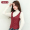 Hanger zipper wine red