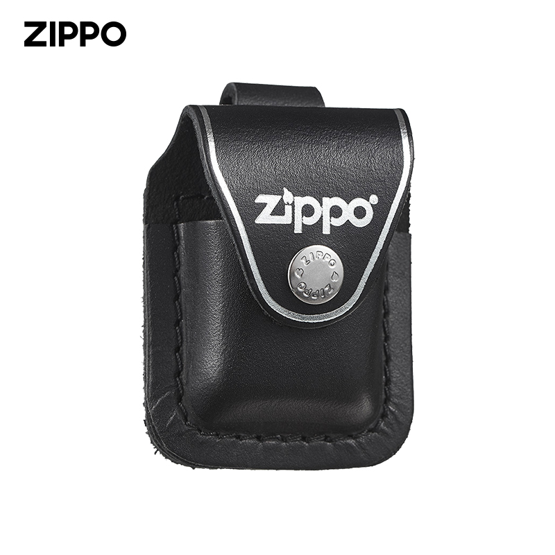 zippo打火机正品夹子纽扣皮套