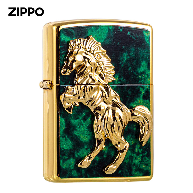 ZIPPO 马年限定版打火机 镀金芝宝防风煤油火机送男友新年礼物,ZIPPO/瑞士军刀/眼镜,ZIPPO/芝宝,淘宝优惠券,粉丝福利购,淘宝优惠卷