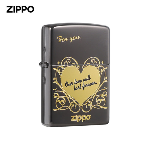 zippo打火机正品心有所属送礼