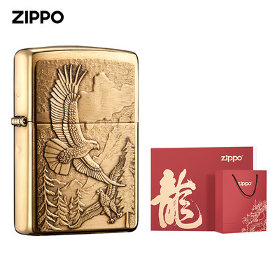 ZIPPO打火机美版进口高山鹰送礼