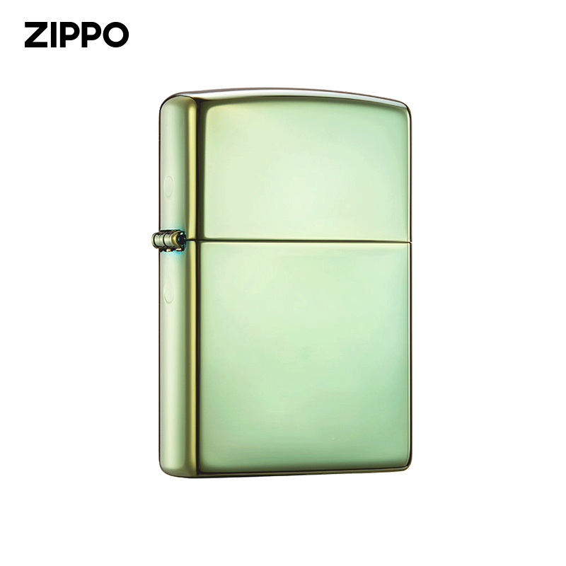 收藏送礼ZIPPO绿冰变色龙打火机