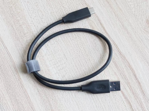 适用于三星T5/T7移动固态硬盘SSD Type-C数据线 手机快充短线50cm