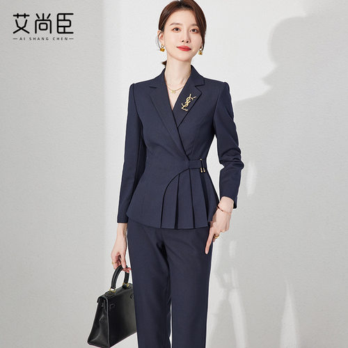 高级感西装套装女春秋设计感正装