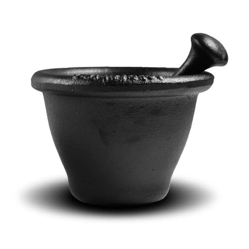 瑞典Carl Victor香料研磨器 铸铁蒜臼 捣蒜器 捣药器 无涂层包邮