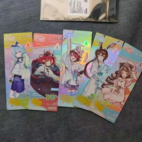 正版名创优品明日方舟联动特典镭射票余阿米娅能天使水月艾雅法拉