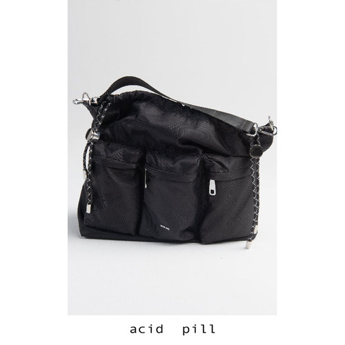 斜挎单肩手拎尼龙托特包爆款