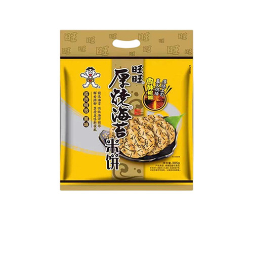 旺旺厚烧海苔385g*1袋原味膨化食品饼干节日送礼佳品