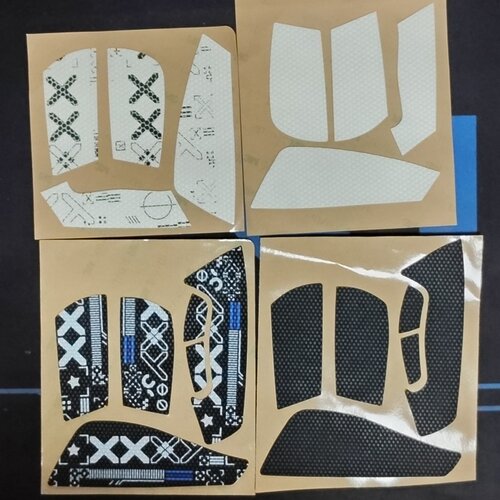 适用罗技G403鼠标防滑贴G603专用侧边G703吸汗贴防滑白色黑色贴纸