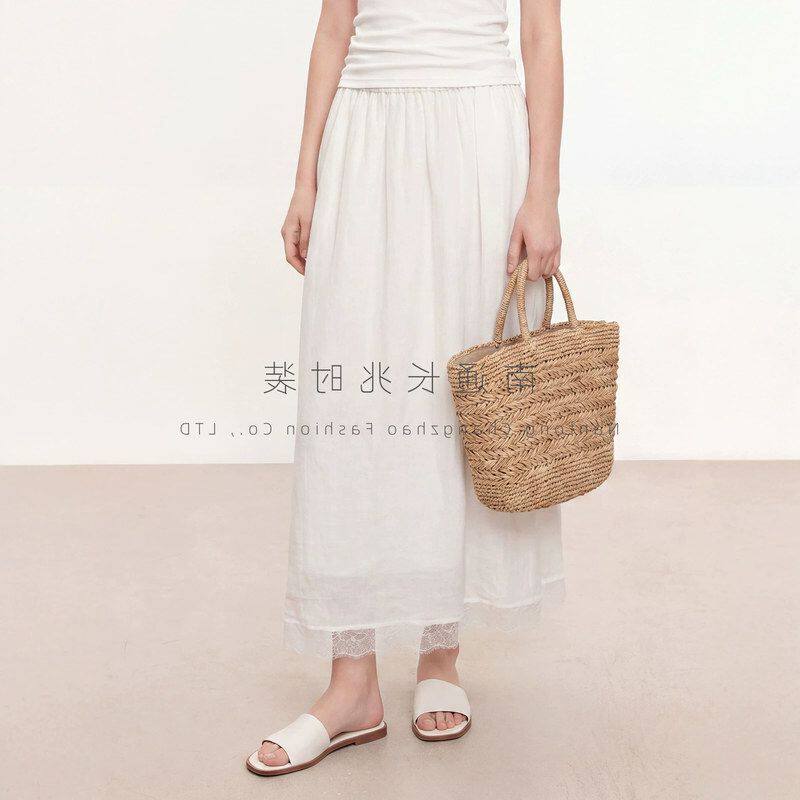 蕾丝轻盈仙气女女苎麻森系边26