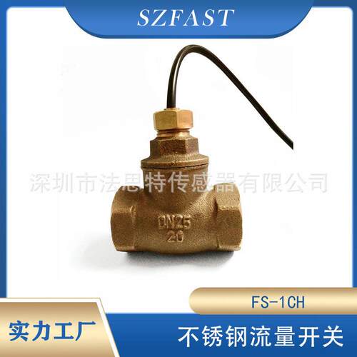 黄铜水流开关流量开关开关信号厂家直销FS-1CH系列