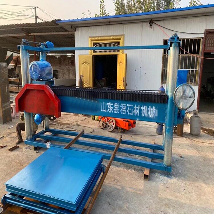 墓碑坟石锯石机 碑头碑冒加工机械 SL-1000/1200型青石大切机