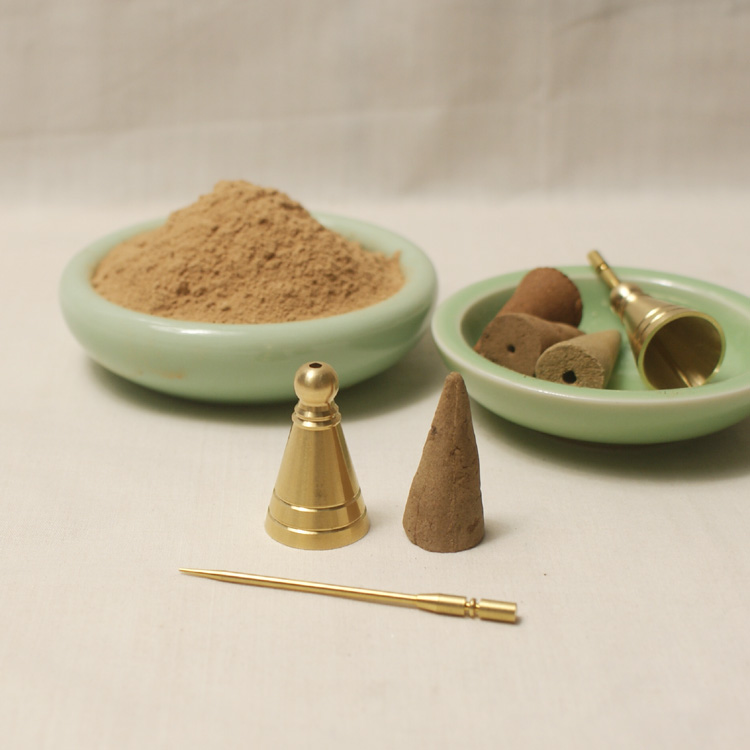 观云堂锥香模具黄铜倒流香