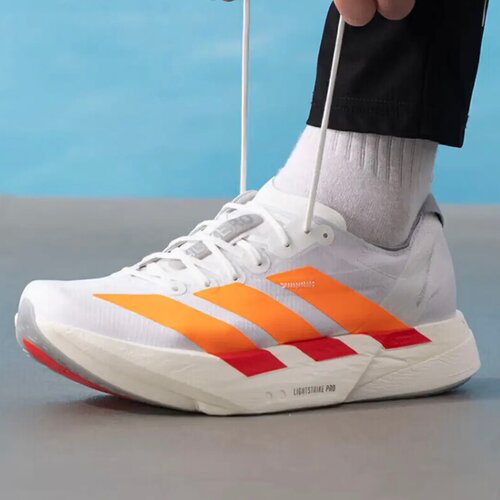 adidas阿迪达斯Pro4男子舒适缓震透气耐磨马拉松竞速跑鞋JR4796