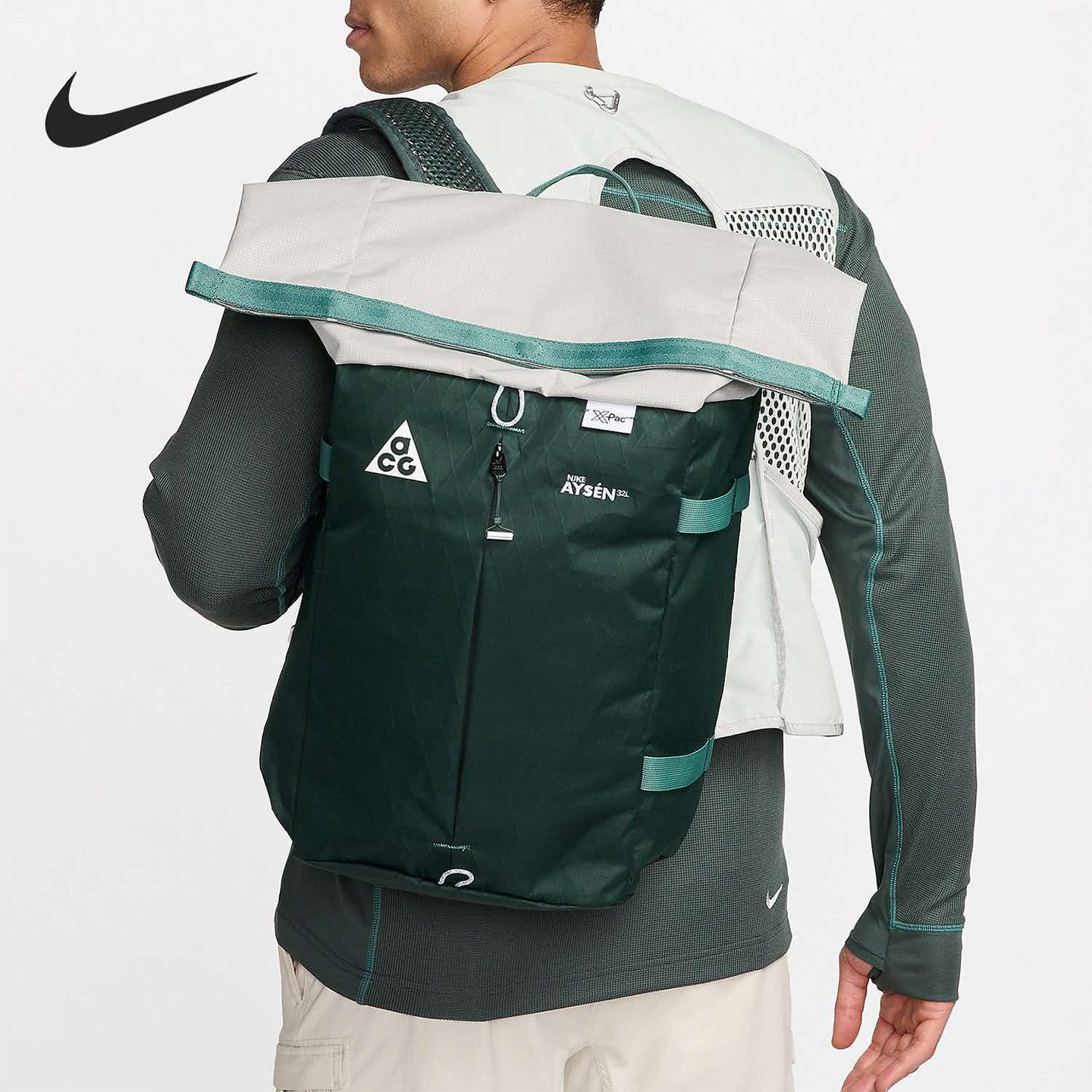 Nike耐克男子户外运动可调节肩带大容量背包双肩包DV4054-338