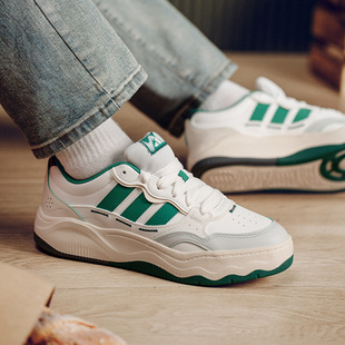 adidas阿迪达斯Lite Shuffle男女同款舒适运动休闲低帮板鞋KH9021