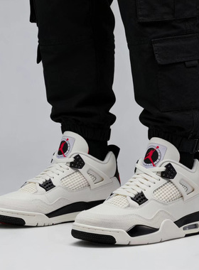 Nike/耐克Air Jordan4男子防滑耐磨透气缓震运动休闲鞋IM4002-100