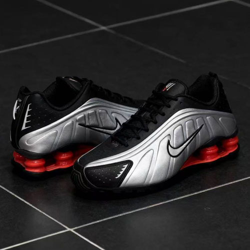 Nike耐克Shox R4男女同款气柱城市运动通勤跑步鞋BV1111-008