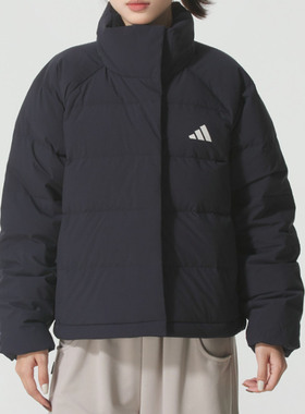 Adidas阿迪达斯女子防风保暖舒适百搭立领运动休闲羽绒服KH3974