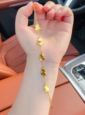 镭射福气葫芦钛钢手链礼物不掉色