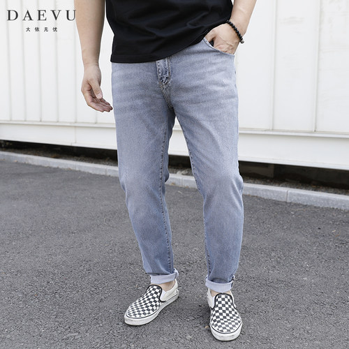 DAEVU新款薄料大号牛仔裤