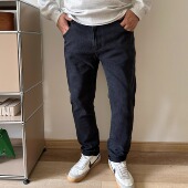 DAEVU春秋新款 牛仔裤 黑灰色欧美风潮胖子弹力小脚加肥加大码 男士