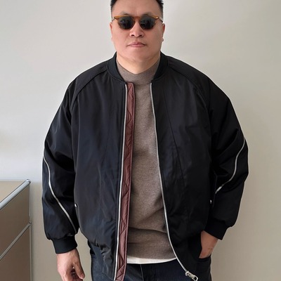 大依无忧棒球领大码羽绒服